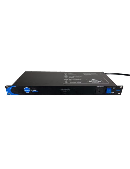 Live Wire Power Conditioner 9 Outlets / Power Strip / 1U Rack