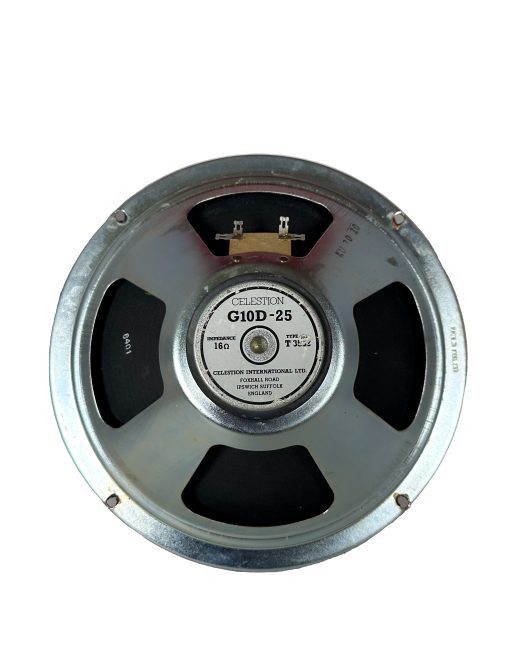 Vintage 80s Celestion G10D-25 10" Guitar Speaker 16 Ohm