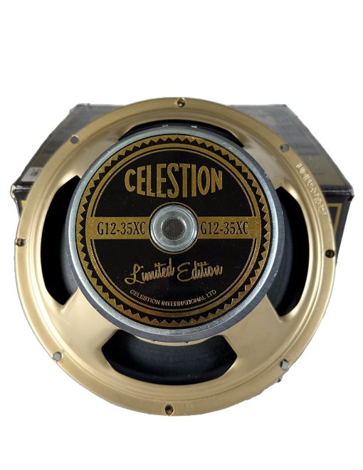 Celestion Limited Edition G12-35XC T5929 12" Speaker 35-Watt 8 Ohm Greenback Pulsonic 2010s - Gold 90th Anniversary