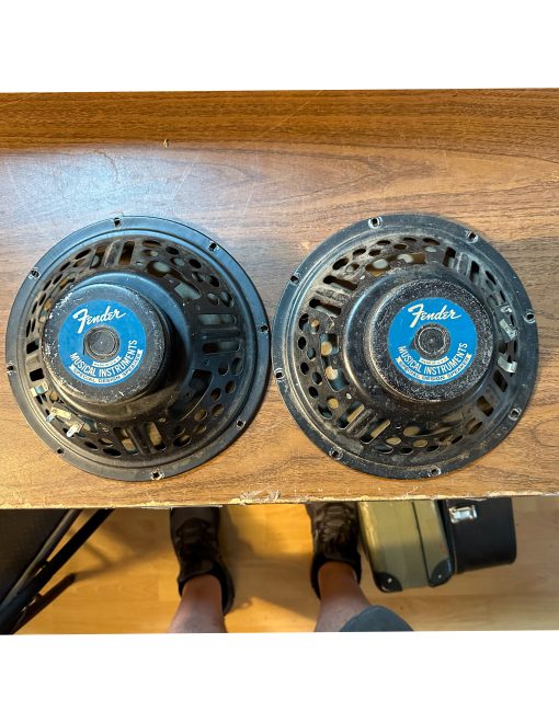 Fender 1965 - 1966 CTS Super Reverb Blue Label 10" Speakers Matched Pair