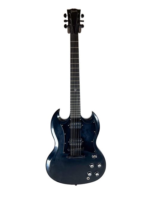 Gibson SG Gothic Black 2001 Electric Guitar All Original - Plush Case - Luthier Setup