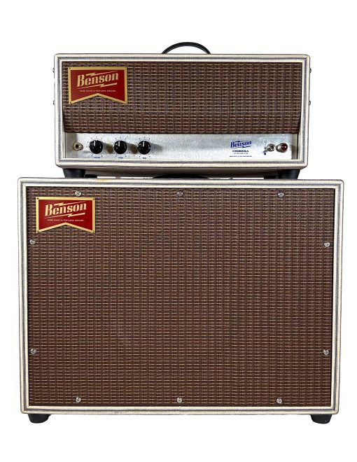 Benson Chimera w/ Matching Speaker Cabinet 1st Gen / Chad's Shop Amp / Selectable Power / Early Striped / Blue Mercury Transformers
