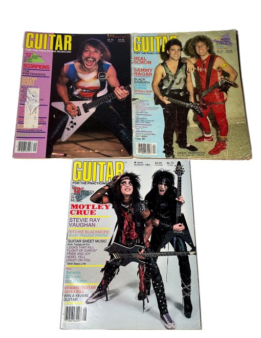 3 - 1984 GFTPM Vintage Guitar Magazines SRV Queen Iron Maiden Motley Crue