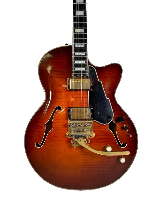 2012 Koll New Rose Electric Guitar Custom Semi-Hollow Body Stetsbar Pro II Vibtato / Coil Splitting / Kill Switch