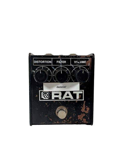 Vintage 1986 ProCro Rat Effect Pedal Owned by Throwing Muses and Dennis Herring