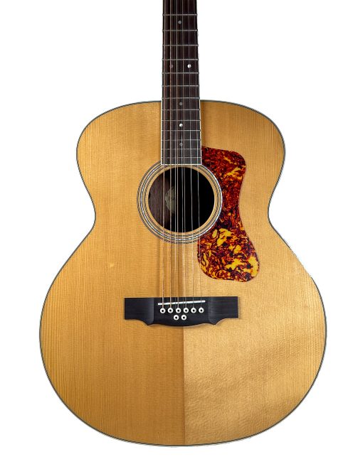 Guild BT-258E Deluxe Baritone Natural Acoustic Guitar & Gator Hard Case = MINT condition