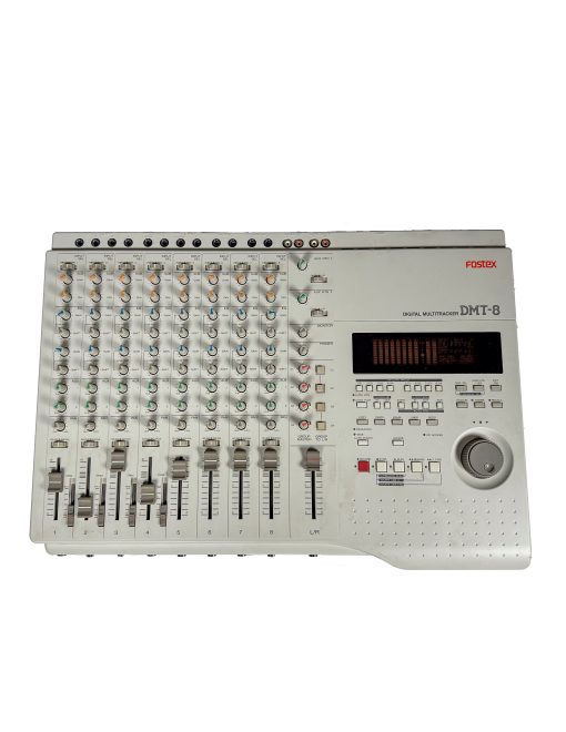 Fostex DMT-8 Digital Multitracker Retro Digital Multitrack Recorder Vintage Mixing Desk