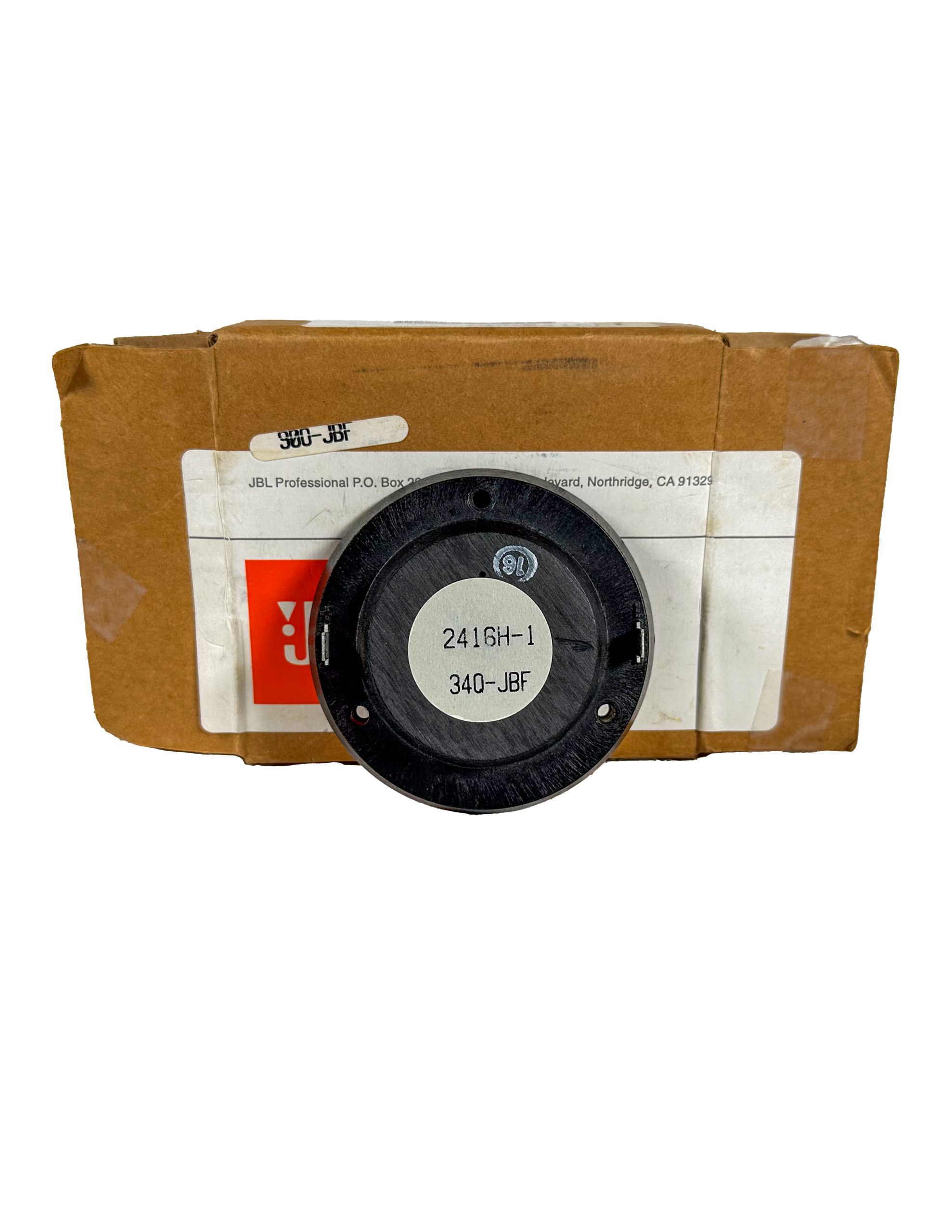 JBL - NOS NEW Diaphragm Driver Tweeter D8R2416-1 for 2418H-1 / 340-JBF / 2416H-1