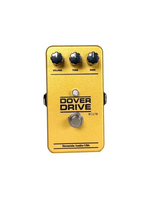 Lovepedal Hermida GOLD BC178 Dover Drive / Eric Johnson Real Tube Overdrive Effect Pedal