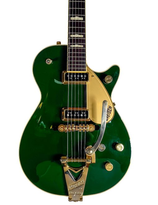 Gretsch 2011 MIJ Duo Jet 6128 TCG Cadillac Green Electric Guitar OHSC & Cowboy Strap