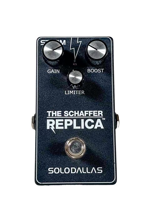 SoloDallas SCHAFFER REPLICA STORM AC/DC Tones BOOST PEDAL w/Box
