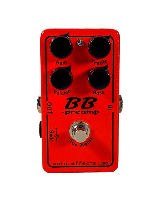 Xotic BB Preamp MINT Overdrive Distortion Booster Guitar Effect Pedal