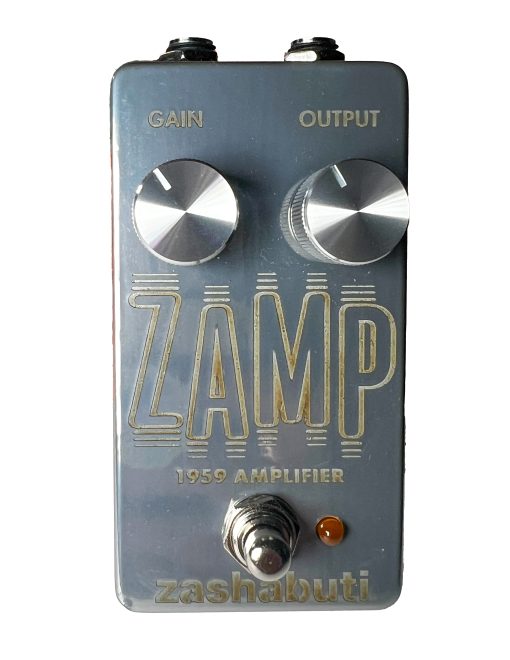 HOLIDAZE SALE! Zashabuti - ZAMP - 1959 Analog Tweed Guitar Amplifier Effect Pedal - Silver Limited Edition LAST ONE