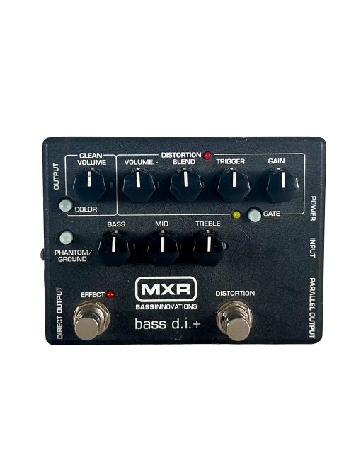 MXR Bass DI+ M80 Pedal = Distortion / Gate / Clean / DI Box