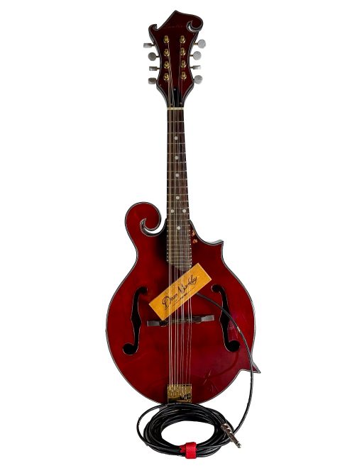 Red Vintage Santini Mandolin w/ Dean Markley Pro Mag Pickup & Luthier Setup ($80 Value)