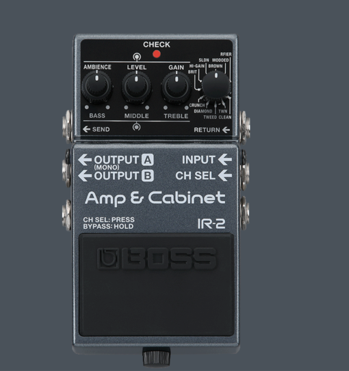Boss IR-2 Amp and IR Cabinet Pedal Amp Sim and IR Cabinet Pedal IN STOCK