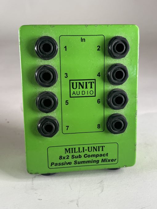 Unit Audio Milli-Unit 8x2 Passive Summing Mixer - Hershel Yatovitz Owned Chris Isaak Silvertone