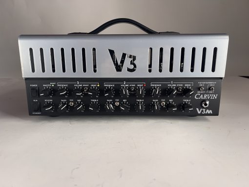 Carvin V3M 50W 3Ch Guitar Amp Head - owned by Hershel Yatovitz / Chris Isaak Silvertone - less than 20 hours use