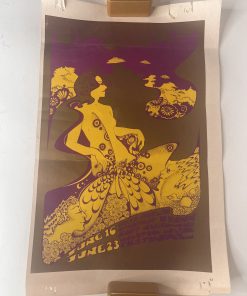 1970's Osiris Hapshash UFO Club POSTER HANDBILL 1967 Arthur Brown Soft Machine Liverpool Love Festival
