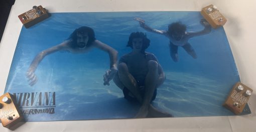 1992 Nirvana Nevermind PROMO POSTER 36"x19.5" Sub Pop DGC Original