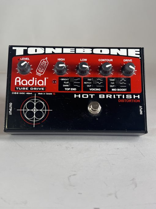 Tonebone Radial Hot British - Tube Guitar Pedal - Marshall Tones w/ power supply