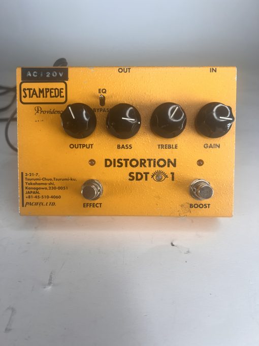 Vintage Providence Stampede Distortion SDT-1 = High Gain Monster