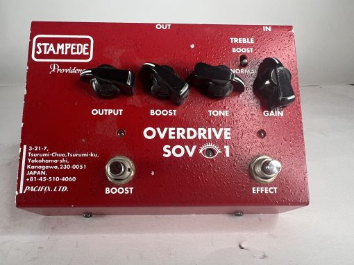 Vintage Providence Stampede Overdrive SOV-1 = Dumble's Favorite OD Pedal