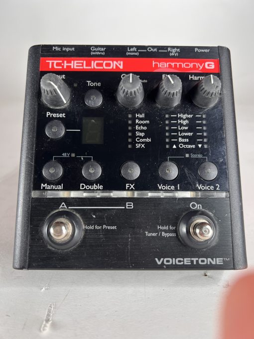 TC Helicon Harmony G Harmonizer Reverb Delay Vocal Pedal