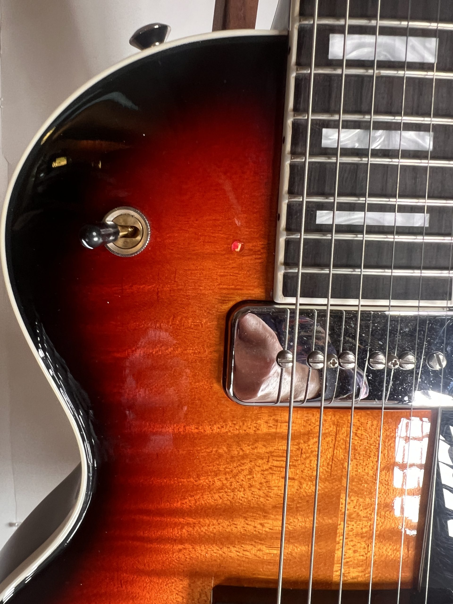 Gibson Les Paul Standard Limited Edition Fireball 2011 P90 Hum Piezo Tunings - Image 5