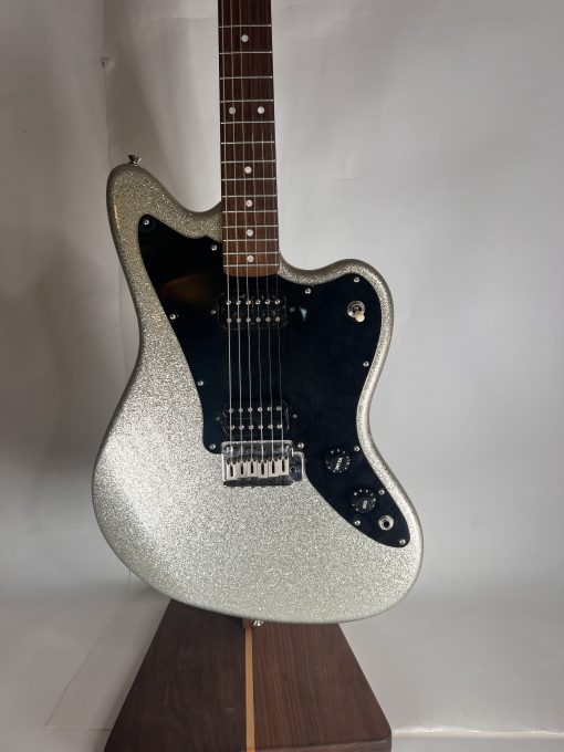 2000 FSR 20th Anniversary Fender Squier Jagmaster Silver Sparkle - Eric Matthews Owned - Offset Jaguar Jazzmaster
