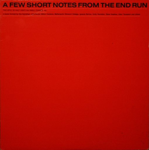 Kip Hanrahan - A Few Short Notes From T 12" M 1986 [Genre] UNPLAYED UNTOUCHED. Cover = EX. Go to eclsounds.com to view pics and flash sales.