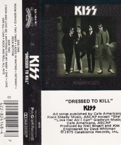 Kiss - Dressed To Kill Cassette M 1985 [Genre] Cassette looks MINT and shows no wear.