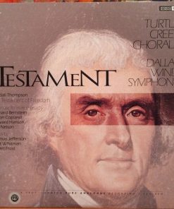 Turtle Creek Chorale, Tim Seelig, Dall - Testament - American Mus LP M 1992 [Genre] Sealed time capsule condition / Insurance will be required / Ask for pics! V: MINT / SEALED  C: MINT. All records are Ultrasonic Cleaned on a KLAudio machine for improved audio fidelity and sonics!