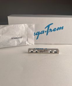 Vega Trem Tremelo Tremolo CHROME Fulcrum 4 Point PLATE & Screws
