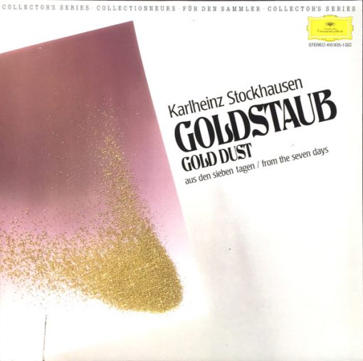 Karlheinz Stockhausen - Goldstaub / Gold Dust LP M NM or M-  Deutsche Grammophon Classical Contemporary Untouched Vinyl. Ultrasonic Cleaned. Stored in poly sleeve since day 1.