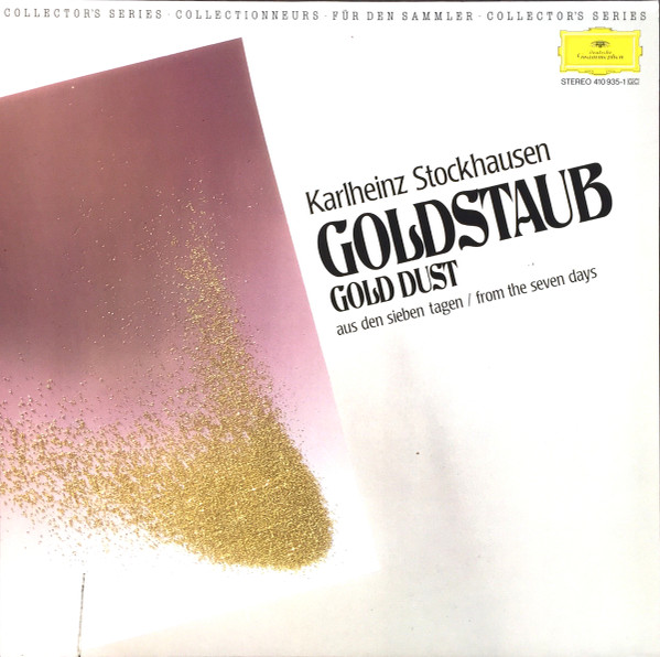 Karlheinz Stockhausen - Goldstaub / Gold Dust LP M NM or M-  Deutsche Grammophon Classical Contemporary Untouched Vinyl. Ultrasonic Cleaned. Stored in poly sleeve since day 1.