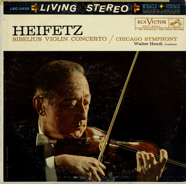 Heifetz*, Sibelius*, Chicago Symphony*, Walter Hendl - Violin Concerto  LP NM or M- NM or M- 1960 RCA Victor Red Seal,RCA Victor Red Seal Classical Romantic Vinyl: Side 1: NM Side 2: MINT / Front Cover: NM Back Cover: EX / Ultrasonic Cleaned on Kirmuss machine for superior audio and sonics! !!! This listing uses a stock photo. You will receive the exact pressing that the stock photo shows. We grade conservatively, and have been selling records/cd’s for over 25 years. Please inquire if you would like to see pictures of the actual item or have any questions. !!!