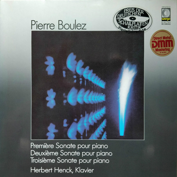 Pierre Boulez - Herbert Henck - Première Sonate Pour Piano / Deuxième Sonate Pour Piano / Troisième 2xLP M NM or M- 1985 WERGO Classical Contemporary Vinyl: MINT C: NM/M = Ultrasonic Cleaned on Kirmuss machine for superior audio and sonics! !!! This listing uses a stock photo. You will receive the exact pressing that the stock photo shows. We grade conservatively, and have been selling records/cd’s for over 25 years. Please inquire if you would like to see pictures of the actual item or have any questions. !!!