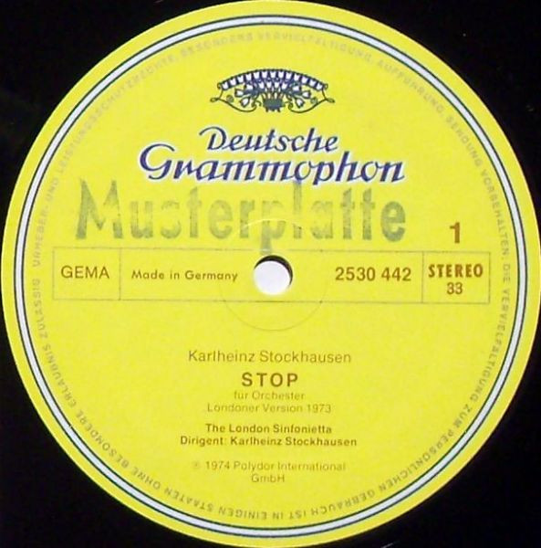 Karlheinz Stockhausen, London Sinfonietta - Stop · Ylem LP M NM or M- 1974 Deutsche Grammophon Classical Contemporary Vinyl: MINT and UNTOUCHED C: NM = Ultrasonic Cleaned on Kirmuss machine for superior audio and sonics! !!! This listing uses a stock photo. You will receive the exact pressing that the stock photo shows. We grade conservatively, and have been selling records/cd’s for over 25 years. Please inquire if you would like to see pictures of the actual item or have any questions. !!! - Image 2