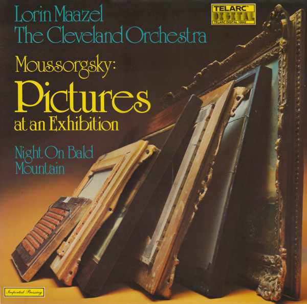 Lorin Maazel, The Cleveland Orchestra, Modest Mussorgsky - Pictures At An Exhibition / Night On Bald Mountain LP M NM or M- 1979 Telarc Classical Romantic Vinyl: MINT and UNTOUCHED C: NM/M = DMM Audiophile Press / Ultrasonic Cleaned on Kirmuss machine for superior audio and sonics! !!! This listing uses a stock photo. You will receive the exact pressing that the stock photo shows. We grade conservatively, and have been selling records/cd’s for over 25 years. Please inquire if you would like to see pictures of the actual item or have any questions. !!!