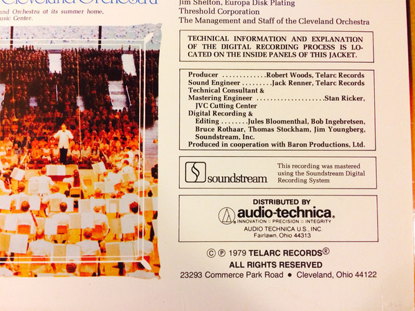 Lorin Maazel, The Cleveland Orchestra, Modest Mussorgsky - Pictures At An Exhibition / Night On Bald Mountain LP M NM or M- 1979 Telarc Classical Romantic Vinyl: MINT and UNTOUCHED C: NM/M = DMM Audiophile Press / Ultrasonic Cleaned on Kirmuss machine for superior audio and sonics! !!! This listing uses a stock photo. You will receive the exact pressing that the stock photo shows. We grade conservatively, and have been selling records/cd’s for over 25 years. Please inquire if you would like to see pictures of the actual item or have any questions. !!! - Image 5