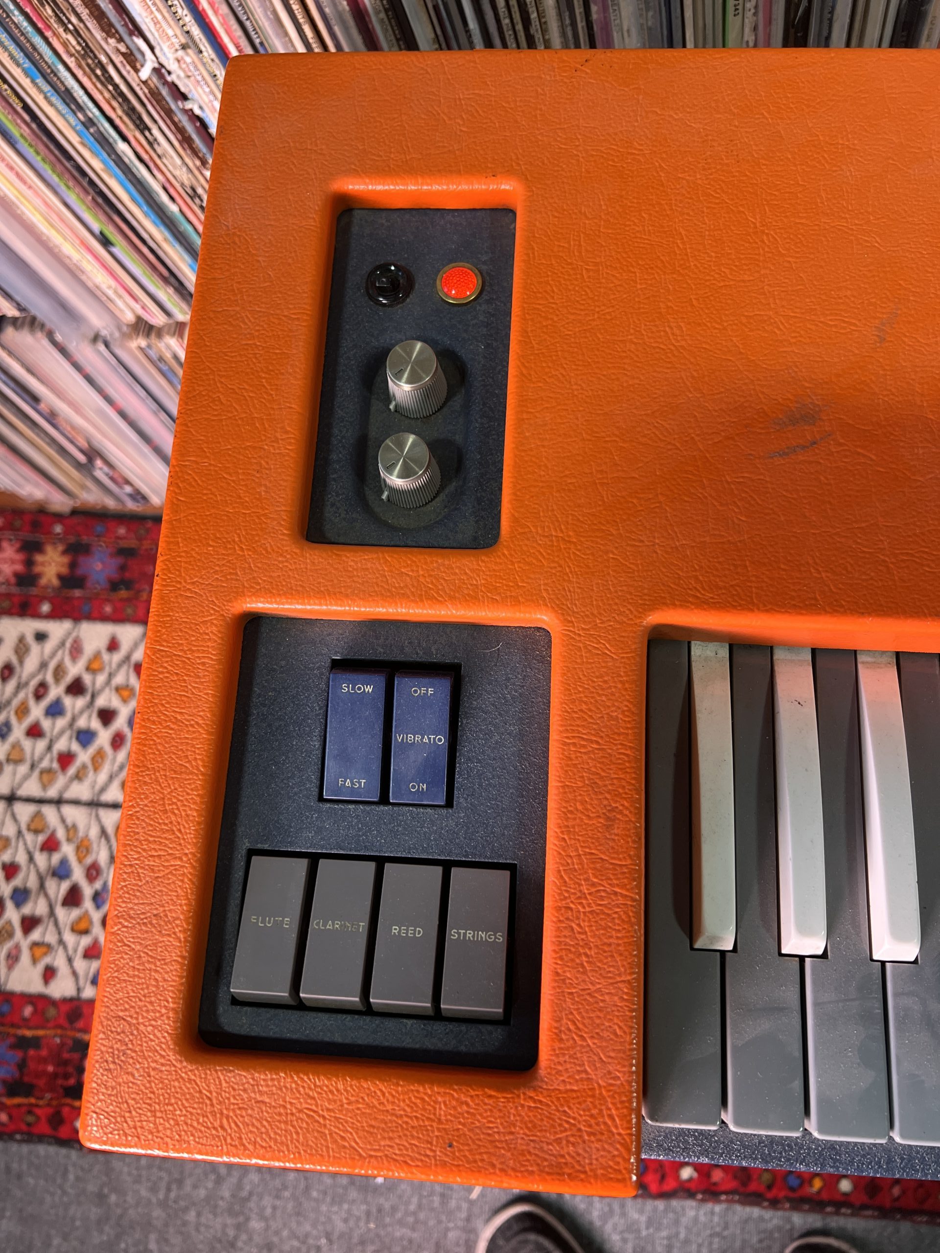 Farfisa Fast 2 49-Key Organ 1968 - 1971 - Orange EXC Owned by Hershel Yatovitz - Image 2