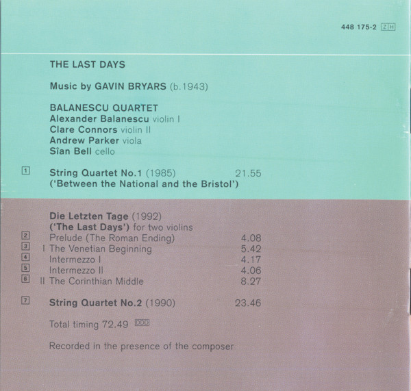 Gavin Bryars, Balanescu Quartet*-2