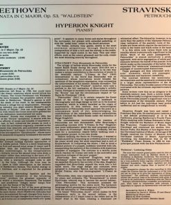 Beethoven* / Stravinsky*, Hyperion Knight-1