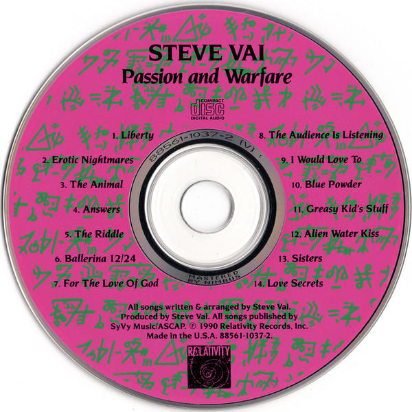 Steve Vai - Passion And Warfare-2