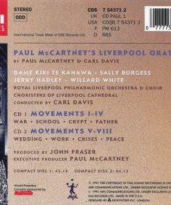 Paul McCartney, Carl Davis (5), Kiri Te Kanawa, Sally Burgess, Jerry Hadley, Willard White, Royal Liverpool Philharmonic Orchestra & Royal Liverpool Philharmonic Choir, Choristers of Liverpool Cathedral - Paul McCartney's Liverpool Oratorio-1