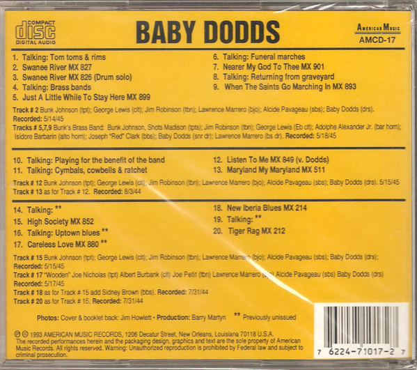 Baby Dodds - Baby Dodds-1