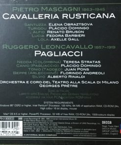 Pietro Mascagni, Ruggiero Leoncavallo - Placido Domingo · Renato Bruson · Elena Obraztsova · Teresa Stratas, Georges Prêtre-1