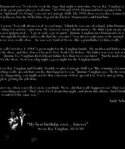 Stevie Ray Vaughan & Double Trouble - Live At Carnegie Hall-4