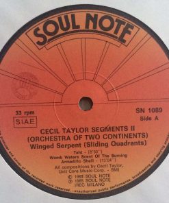 Cecil Taylor Segments II (Orchestra Of Two Continents) - Winged Serpent (Sliding Quadrants)-2